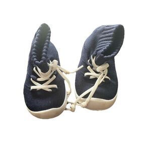 Baby Soft Breathable Sole Socks First Walking Shoes Non-Skid 12-18 Months Navy